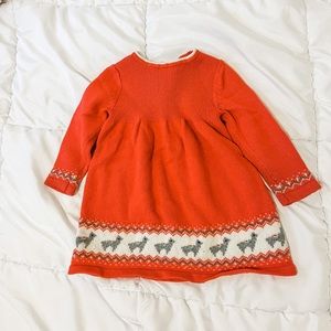 EUC - Boden knit dress with alpacas